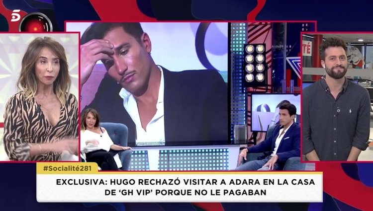 Exclusiva en el plató de Socialité/Fuente: telecinco.es