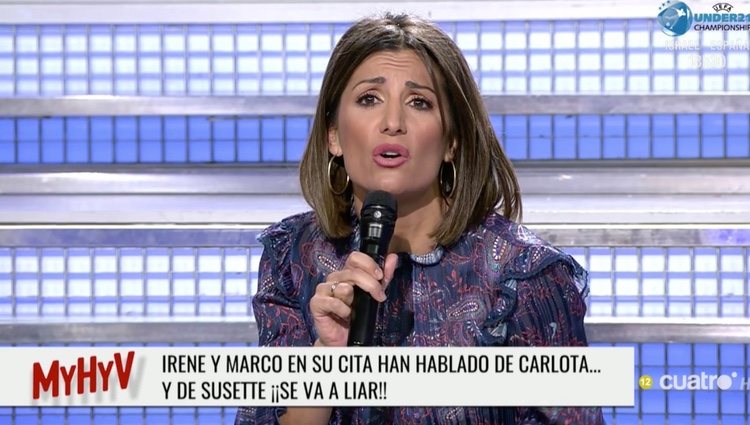 Nagore Robles como presentadora de 'MyHyV' | Foto: cuatro.com