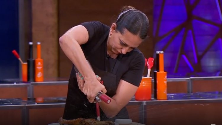 Yolanda Ramos durante la prueba de eliminación - Fuente: Rtve.es