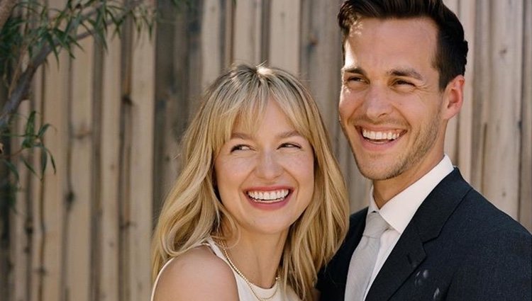 Melissa Benoist y su marido Chris Wood/Instagram