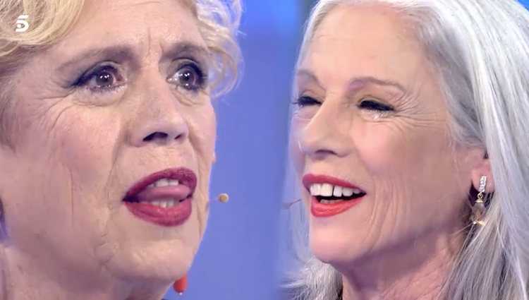 María Jiménez y su hermana Isabel, riendo en 'Volverte a ver'|Foto: Telecinco.es