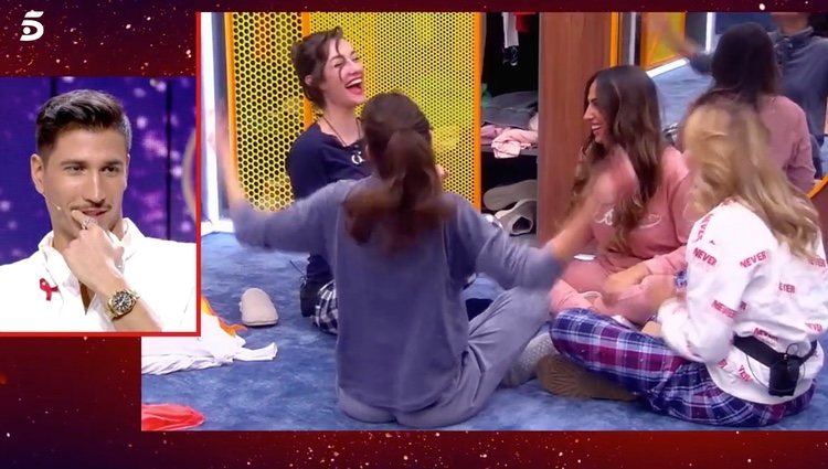 Adara habla de Gianmarco con las chicas | Foto: telecinco.es