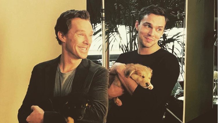 Nicholas Hoult y Benedict Cumberbatch/Foto:Instagram