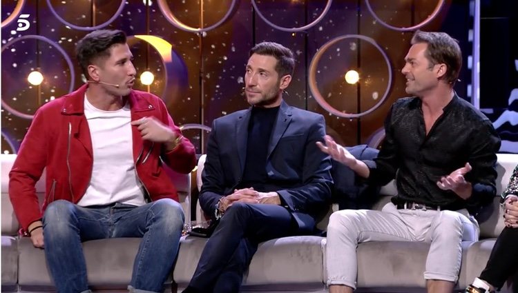 Hugo Sierra y Gianmarco en el plató de 'GH VIP 7'|Foto: telecinco.es