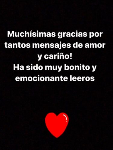 El mensaje de agradecimiento de Malú / Instagram