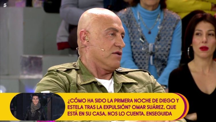 Kiko Matamoros hablando de su hijo Diego Matamoros en 'Sálvame'/ Foto: Telecinco.es