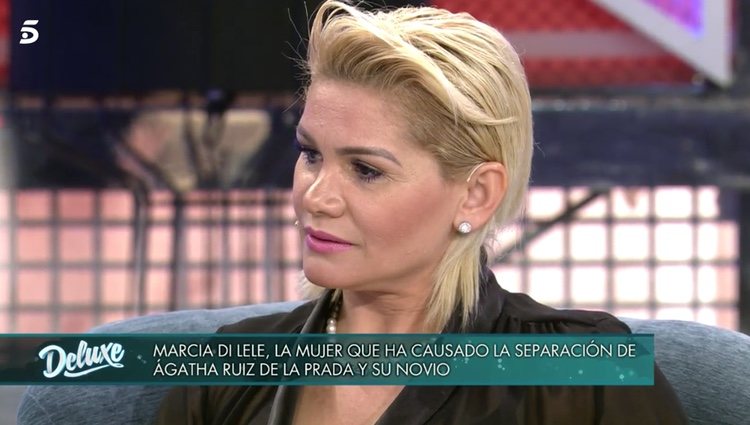 Marcia Di Lele en el plató de Sábado Deluxe |Foto: telecinco.es