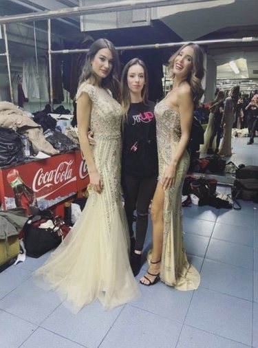 Estela Grande y Marta López, juntas tras el desfile/ Foto: Instagram