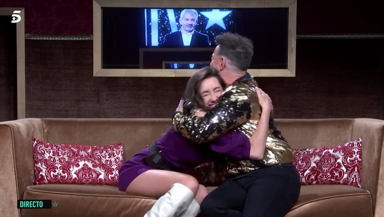 Adara y Maestro Joao en su reencuentro en 'GH VIP 7' |Foto: telecinco.es