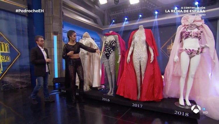 Cristina Pedroche con todos sus vestidos de las campanadas en 'El hormiguero' / Foto: Antena3.com