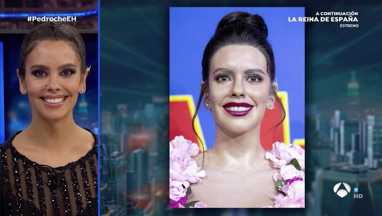 Cristina Pedroche se compara con su figura de cera en 'El hormiguero'/ Foto: Antena3.com