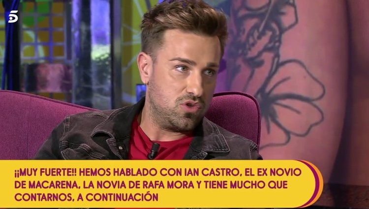 Rafa Mora en 'Sálvame'| Foto: telecinco.es