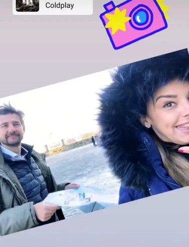 Chenoa y Miguel en París / Instagram