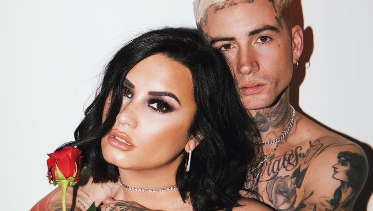 Demi Lovato y Austin Wilson en una sesión de fotos/ Foto: Instagram