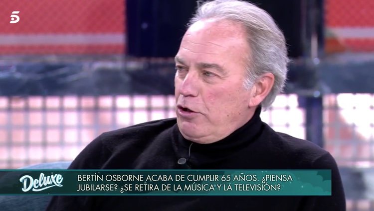 Bertín Osborne en 'Sábado Deluxe' |Foto: telecinco.es