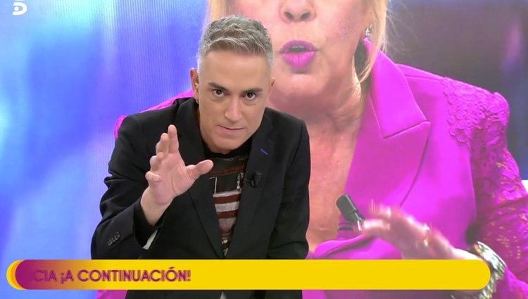 Kiko Hernández carga contra Carmen Borrego | Foto: telecinco.es