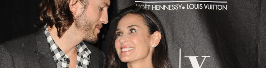 Demi Moore y Ashton Kutcher, felices y enamorados en los Stephan Weiss Apple Awards