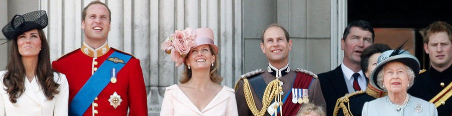 Los Duques de Cambridge en el desfile 'Trooping the Colour' junto a la Familia Real Británica