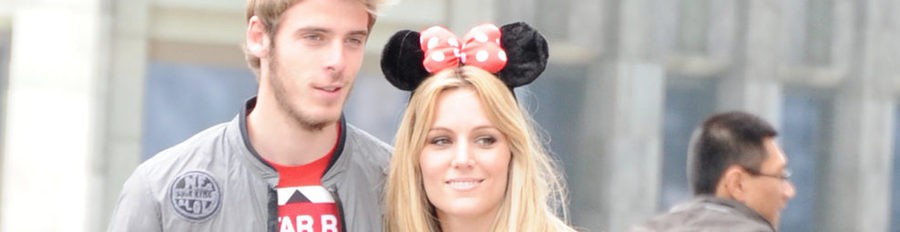 Edurne y David de Gea, dos enamorados en Disneyland París