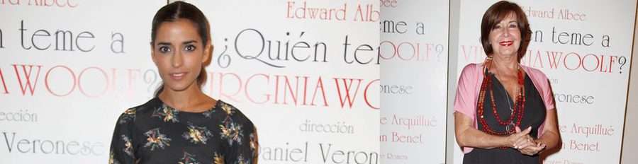 Inma Cuesta, Concha Velasco y Félix Gómez apoyan a Carmen Machi en el estreno de '¿Quién teme a Virginia Woolf?'