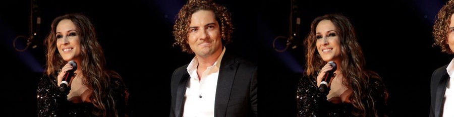 David Bisbal cumple su sueño actuando en el Albert Royal Hall de Londres acompañado de Rosario y Malú