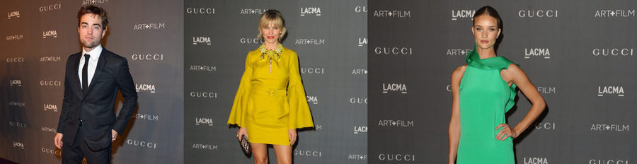 Robert Pattinson, Cameron Diaz, Salma Hayek y Rosie Huntington-Whiteley, noche solidaria en la Gala Lacma 2012