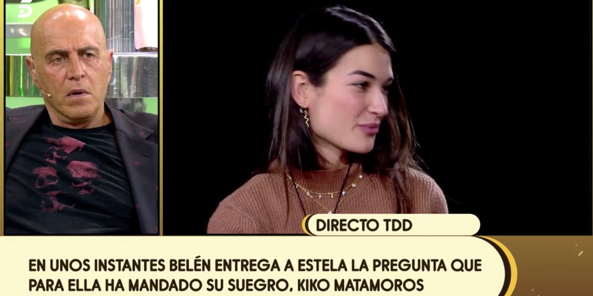 A Estela Grande le importa poco lo que Kiko Matamoros piense de ella en 'El tiempo del descuento': "Algo me afecta"