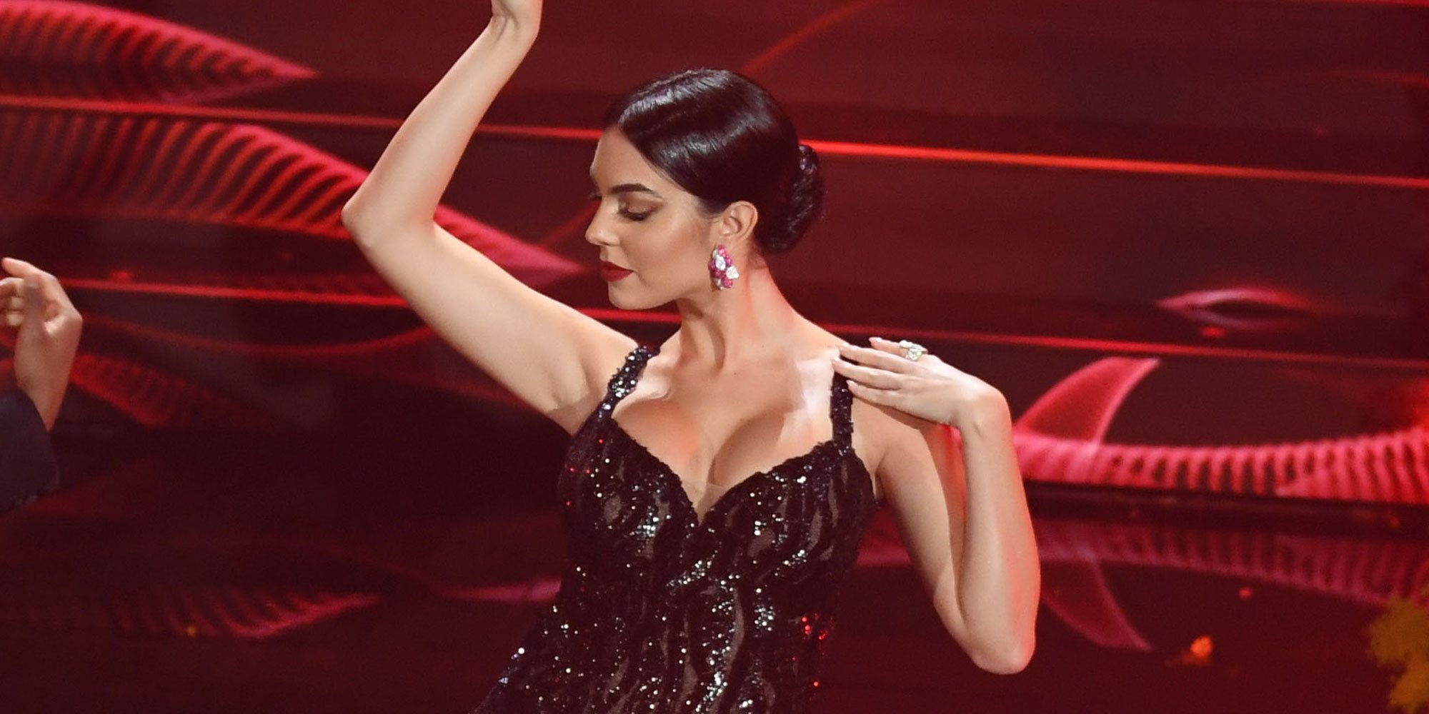 Georgina Rodríguez se marca un sorprendente tango en el Festival de San Remo 2020