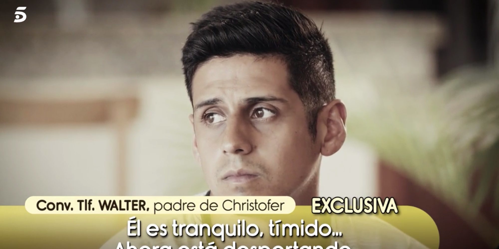 El padre de Christofer ('La isla de las tentaciones'): "Los sentimientos son los de él y hay que respetarlos"