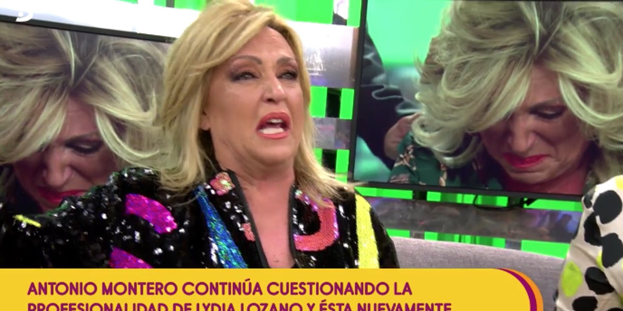 Lydia Lozano acaba perdiendo los nervios contra Antonio Montero: "Eres mala persona"