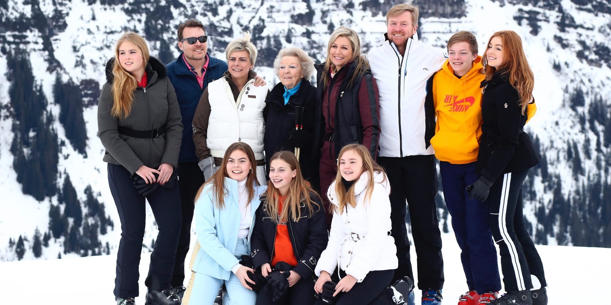 El posado de invierno de la Familia Real de Holanda tiene siempre un protagonista y no son Máxima de Holanda ni sus hijas