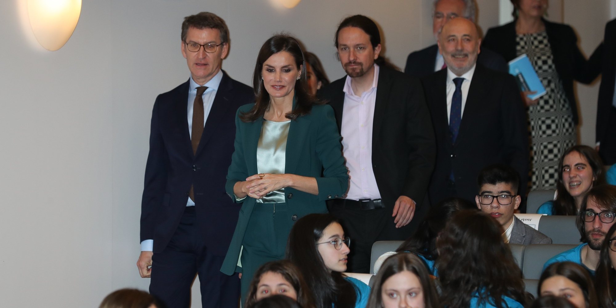 Pablo Iglesias explica por qué no ha saludado a la Reina Letizia en su primer acto oficial juntos