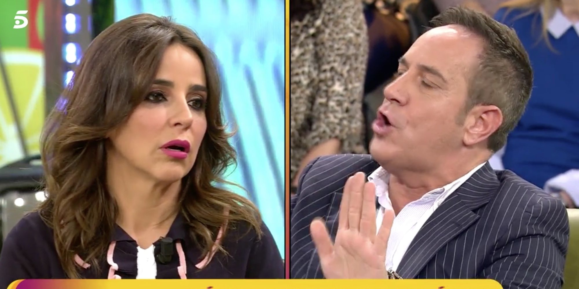 Víctor Sandoval y Carmen Alcayde protagonizan una fuerte discusión en 'Sálvame': "Esto sí que es show"