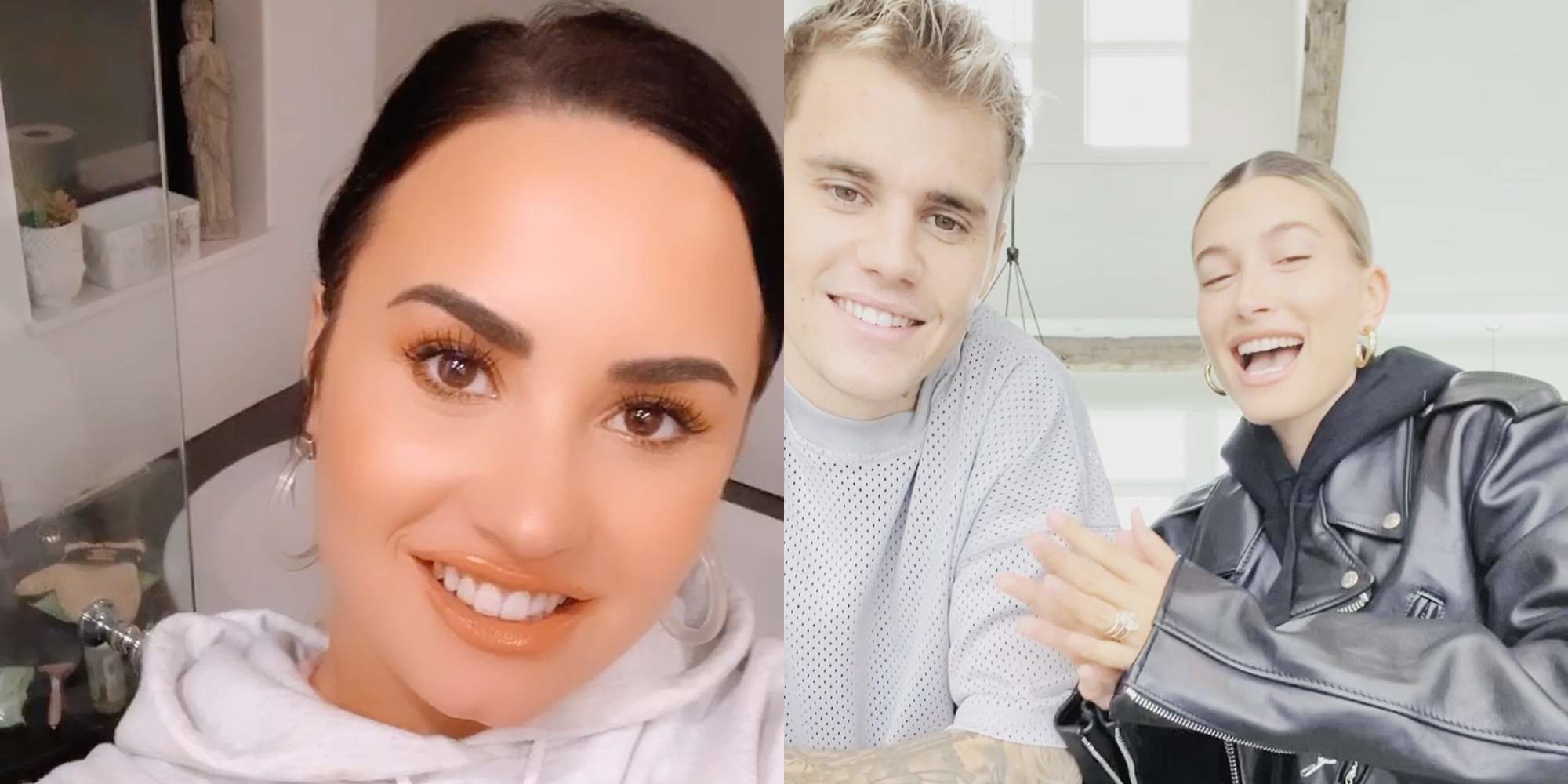 La iniciativa de Demi Lovato para repartir comida durante el confinamiento a la que ya se ha sumado el matrimonio Bieber