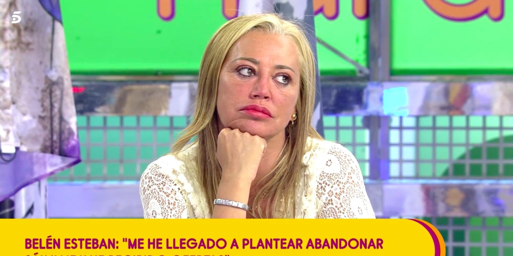 Belén Esteban confiesa que se ha planteado dejar 'Sálvame'