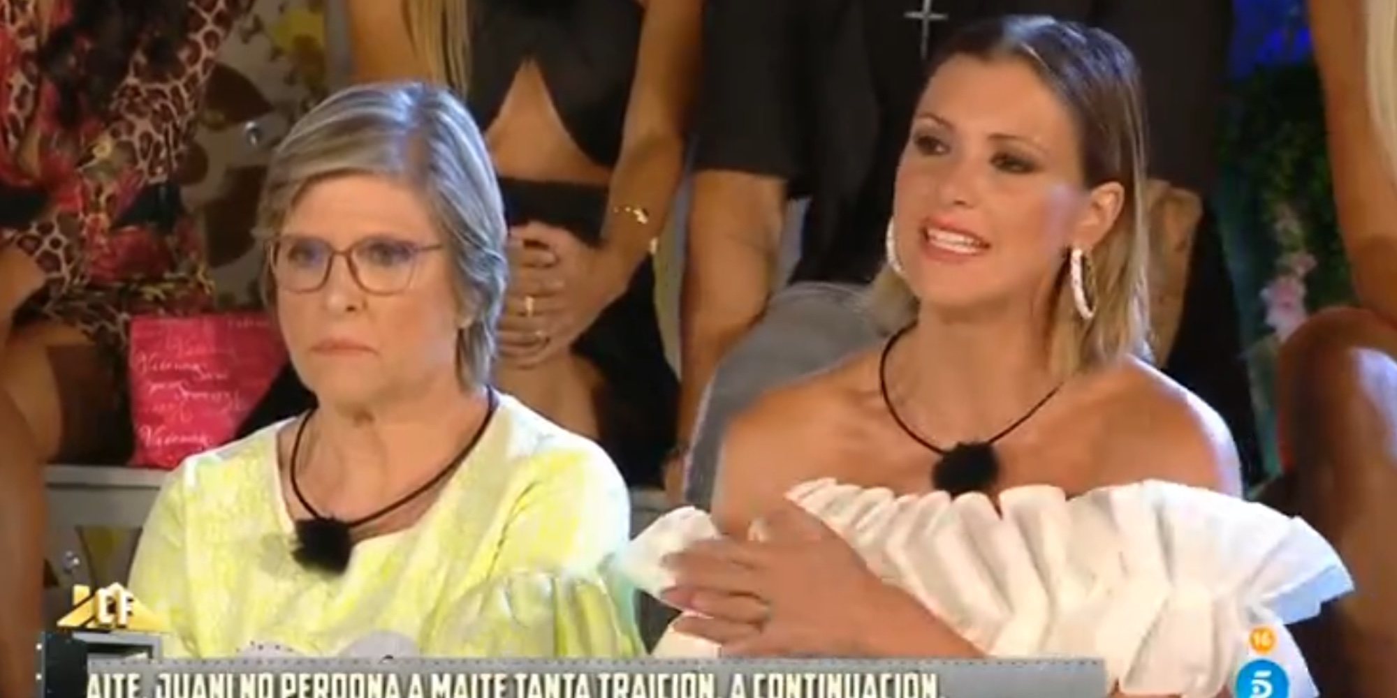 Maite Galdeano tacha a María Jesús Ruiz de falsa y criticona tras una bronca con Oriana en 'La casa fuerte'