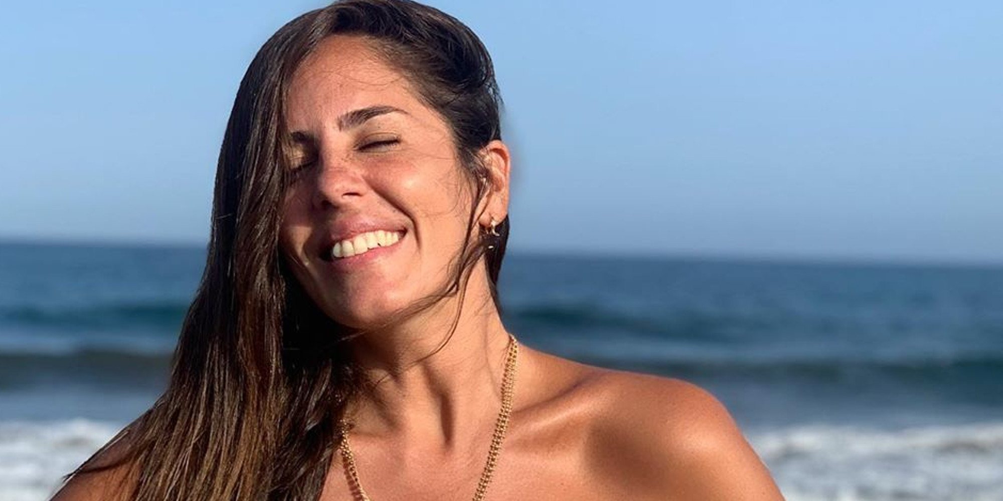 El espectacular posado de Anabel Pantoja en topless con el que desafía la censura de Instagram