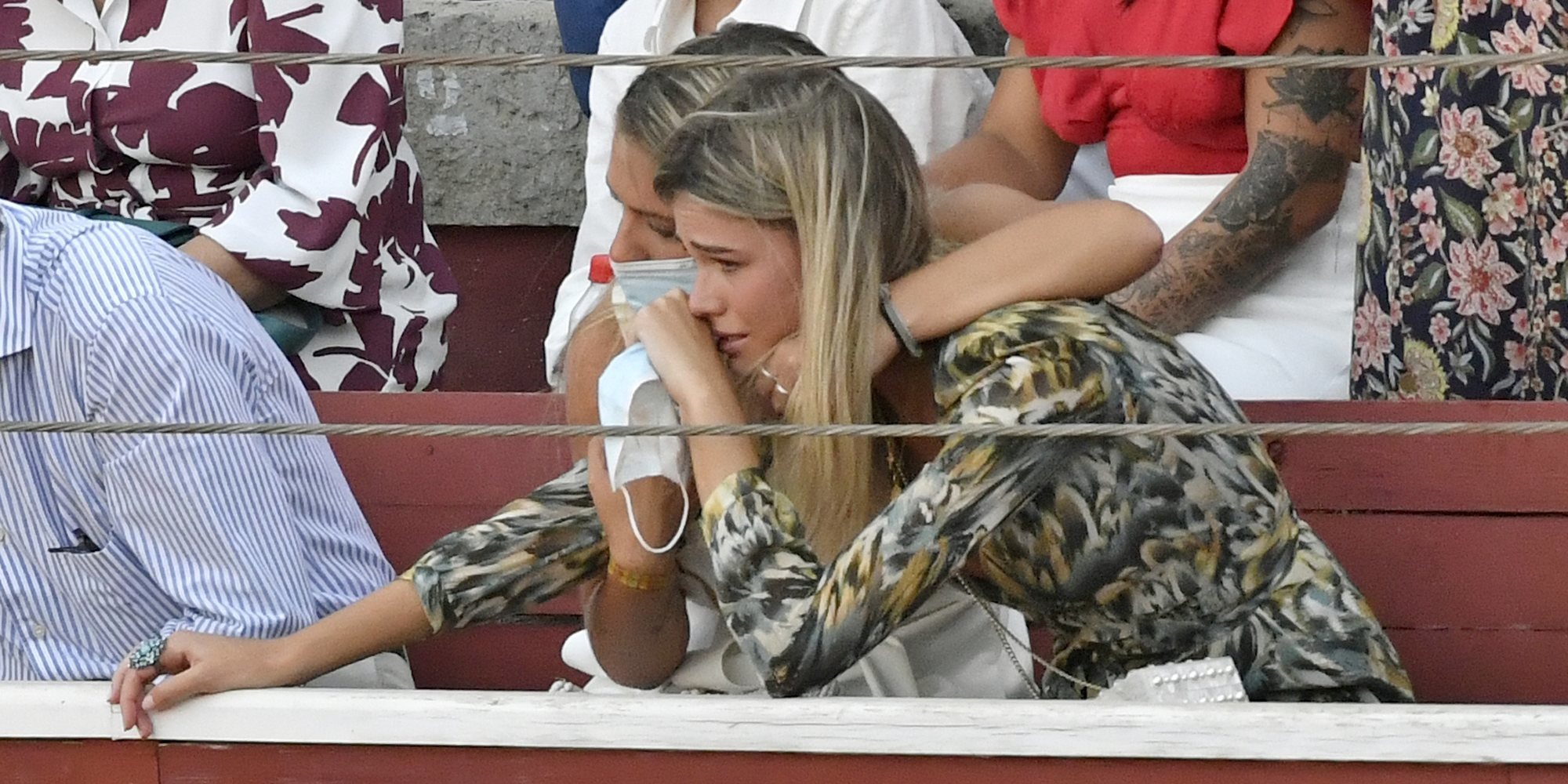 Ana Soria, con el corazón en un puño tras la cogida de Enrique Ponce cuando toreaba en El Puerto de Santa María