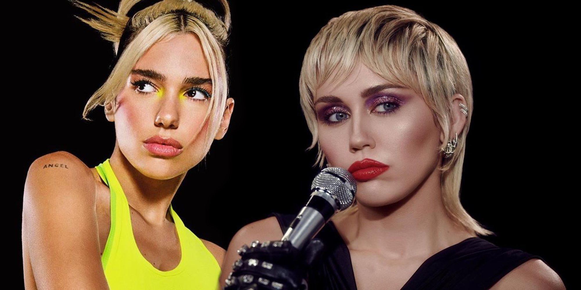 Miley Cyrus y Dua Lipa ruedan en Nueva York el videoclip de su próxima colaboración