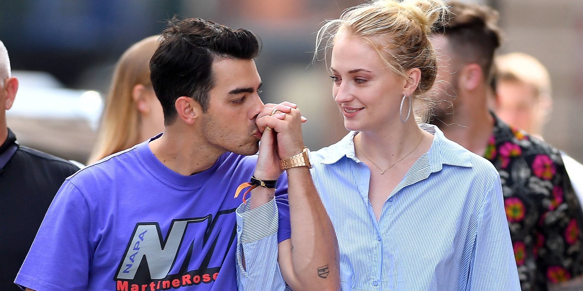 El sorprendente y romántico tatuaje de Joe Jonas: el ojo de Sophie Turner en una cerradura