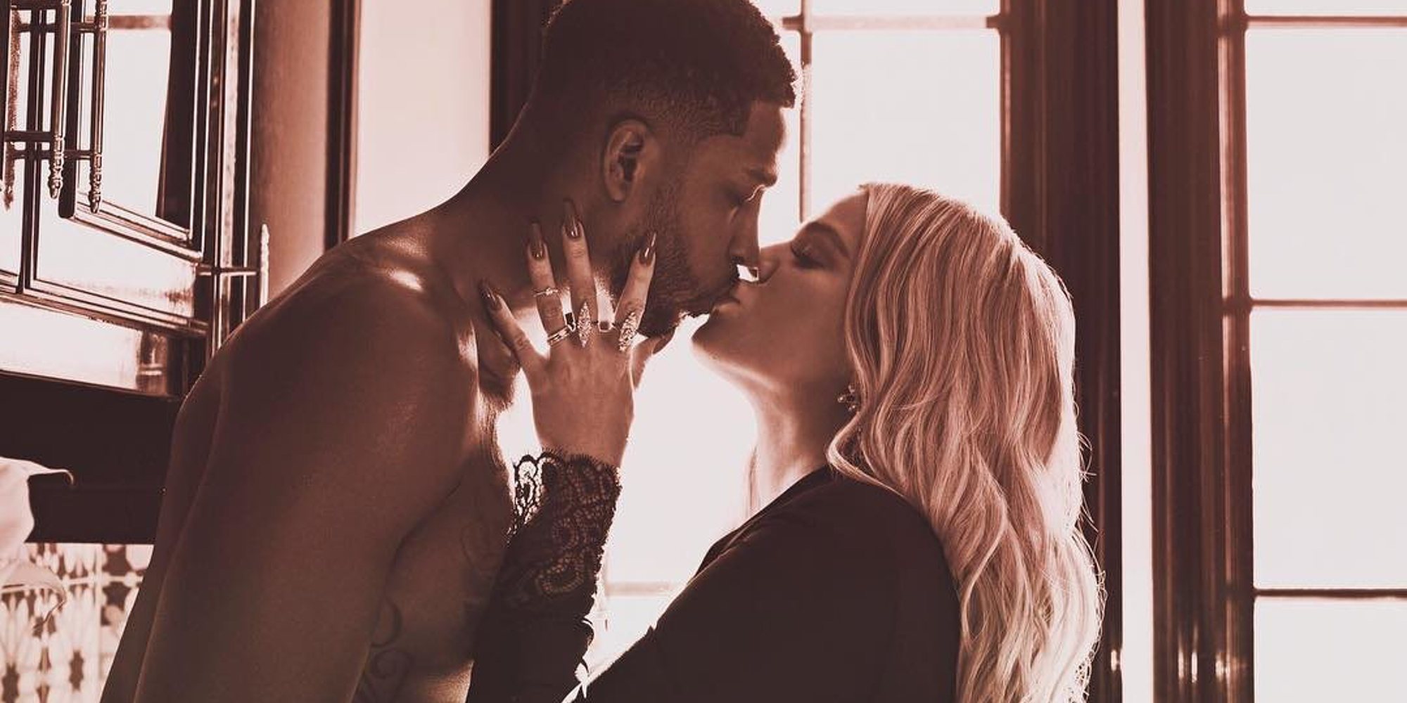 El beso entre Khloé Kardashian y Tristan Thompson que confirmaría que están juntos de nuevo