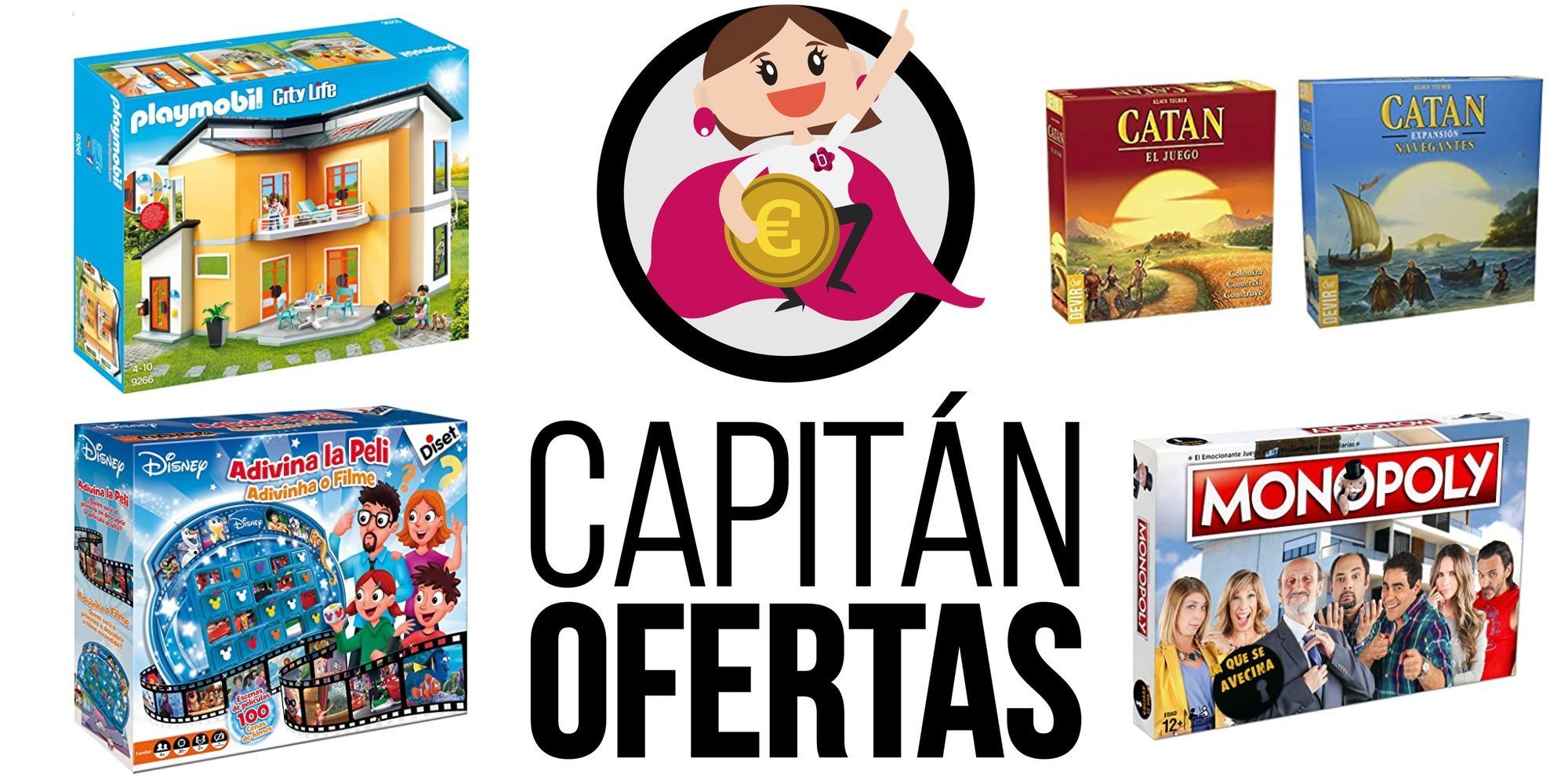 Capitán Ofertas te trae las mejores ofertas en juguetes y juegos de mesa para regalar en Navidad