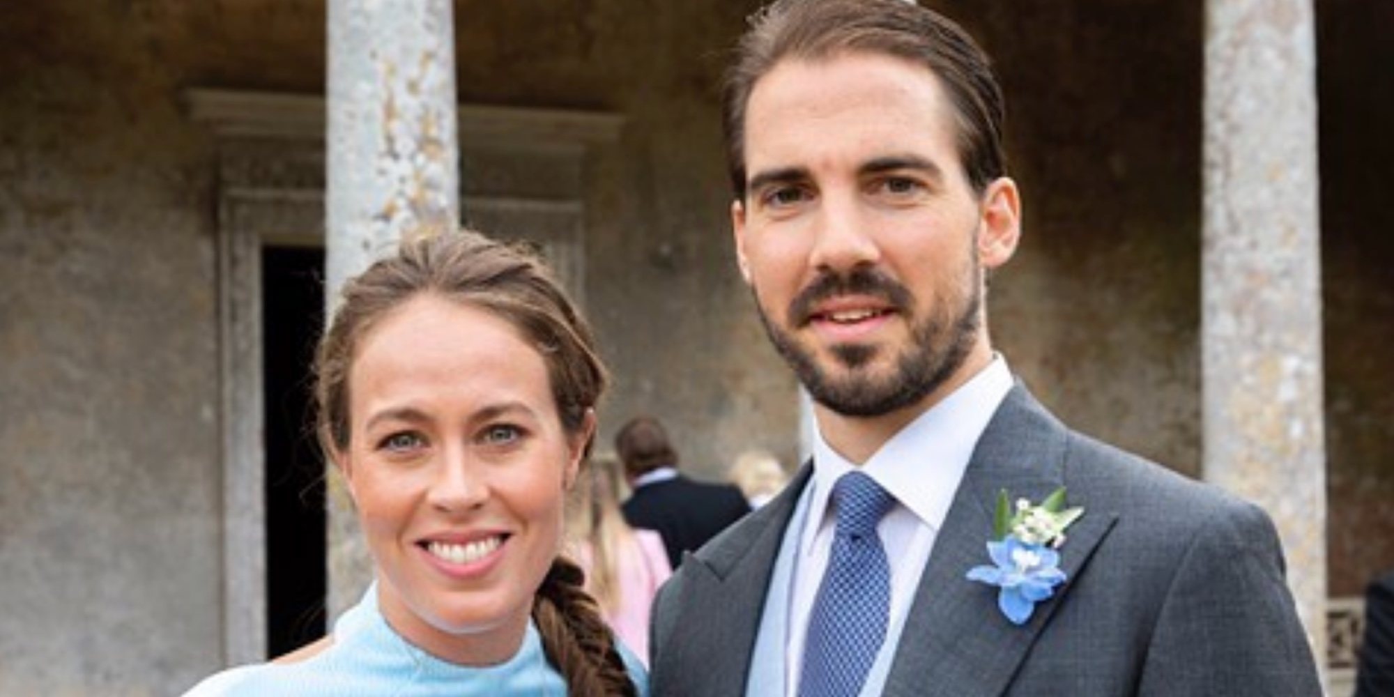 La Infanta Cristina e Irene Urdangarin, representantes de la realeza española en la boda de Felipe de Grecia y Nina Flohr