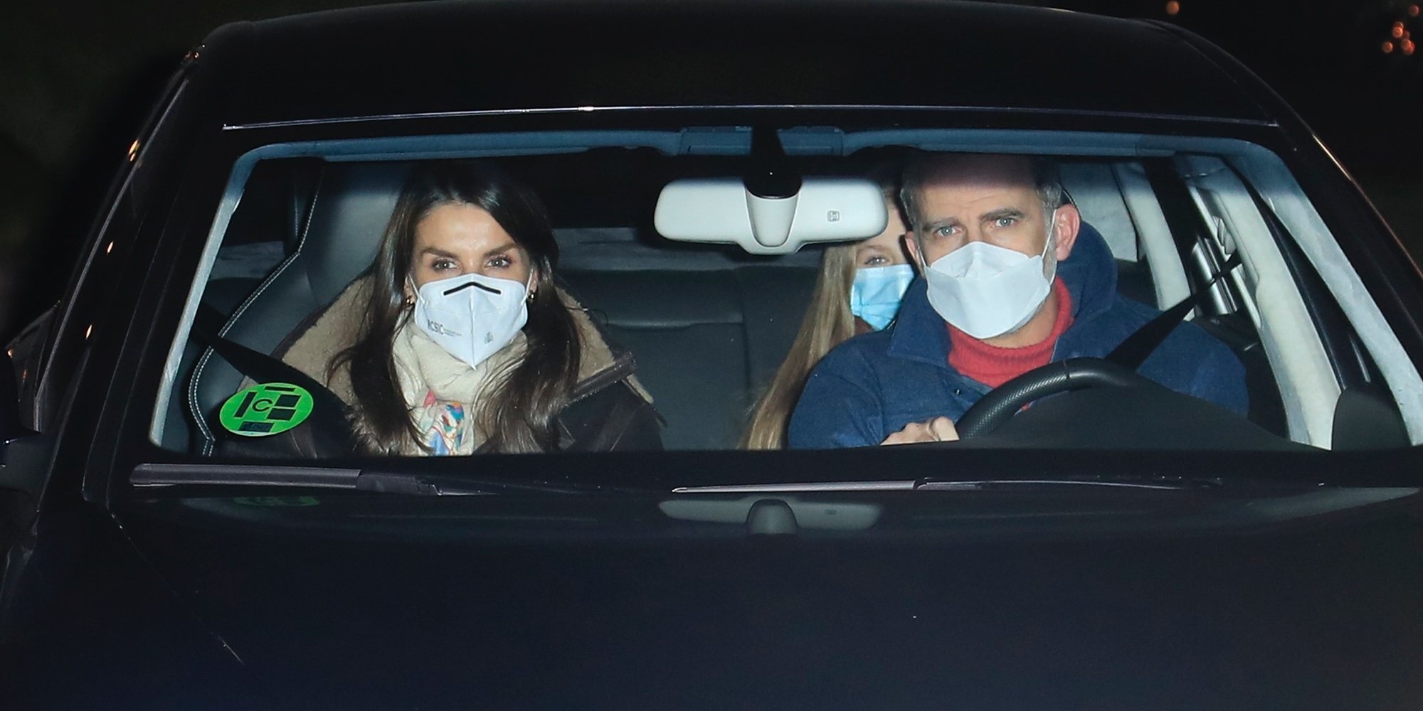 Los Reyes Felipe y Letizia, Leonor y Sofía cumplen con la tradición: visitan a Jesús Ortiz el Día de Reyes