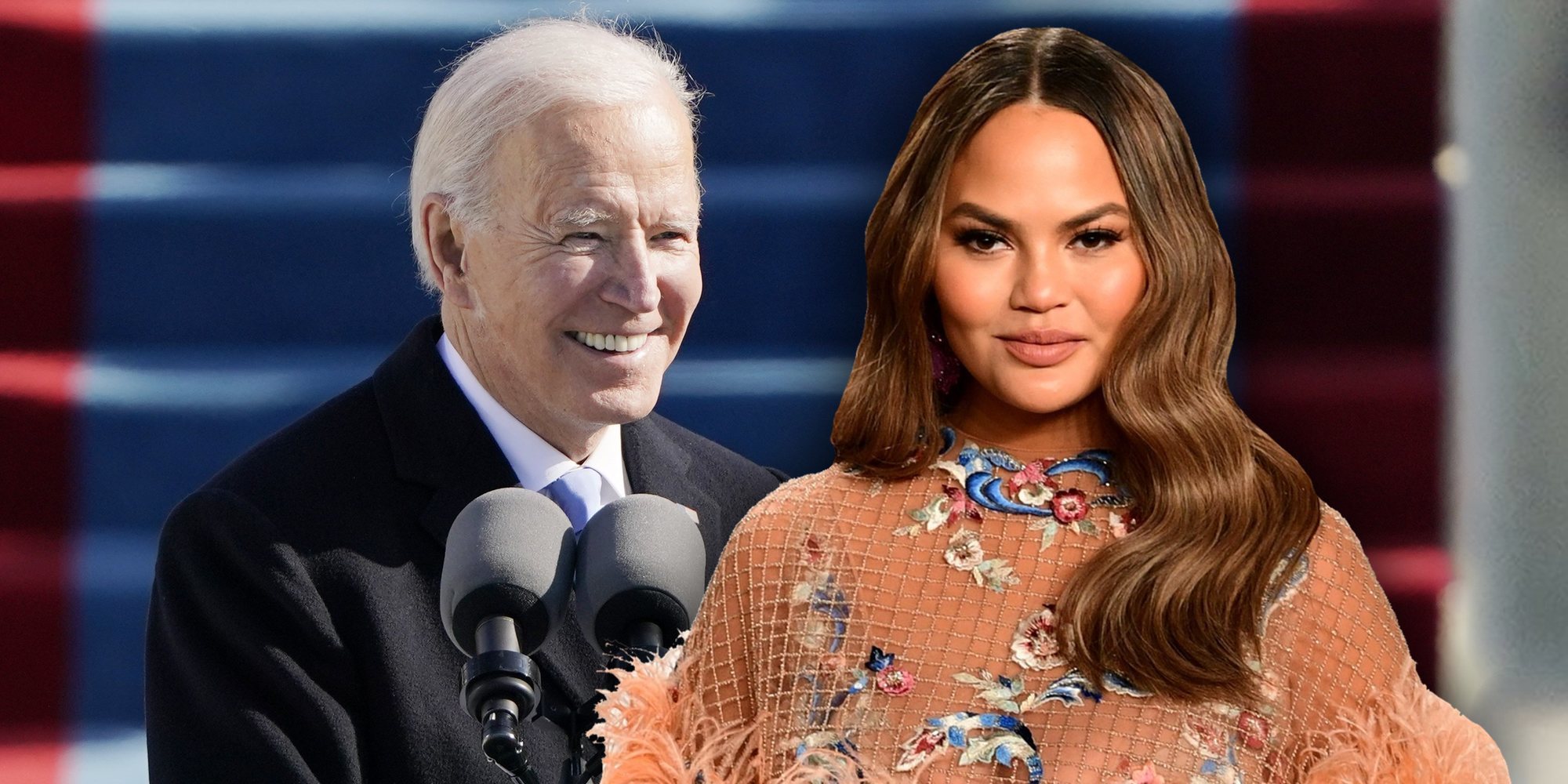 Chrissy Teigen, la única celebrity a la que sigue en Twitter Joe Biden desde su cuenta de Presidente