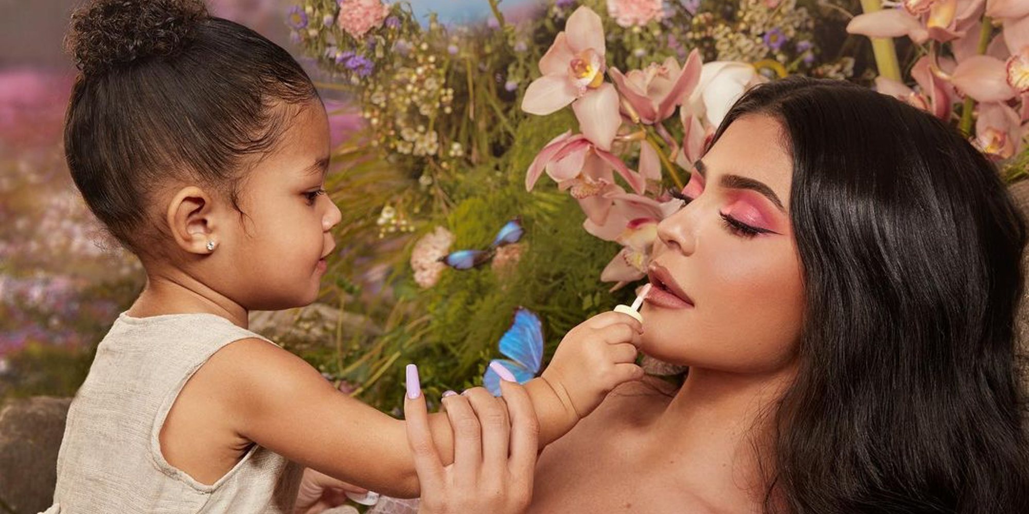 Así fue la reducida fiesta de cumpleaños de Stormi, hija de Kylie Jenner