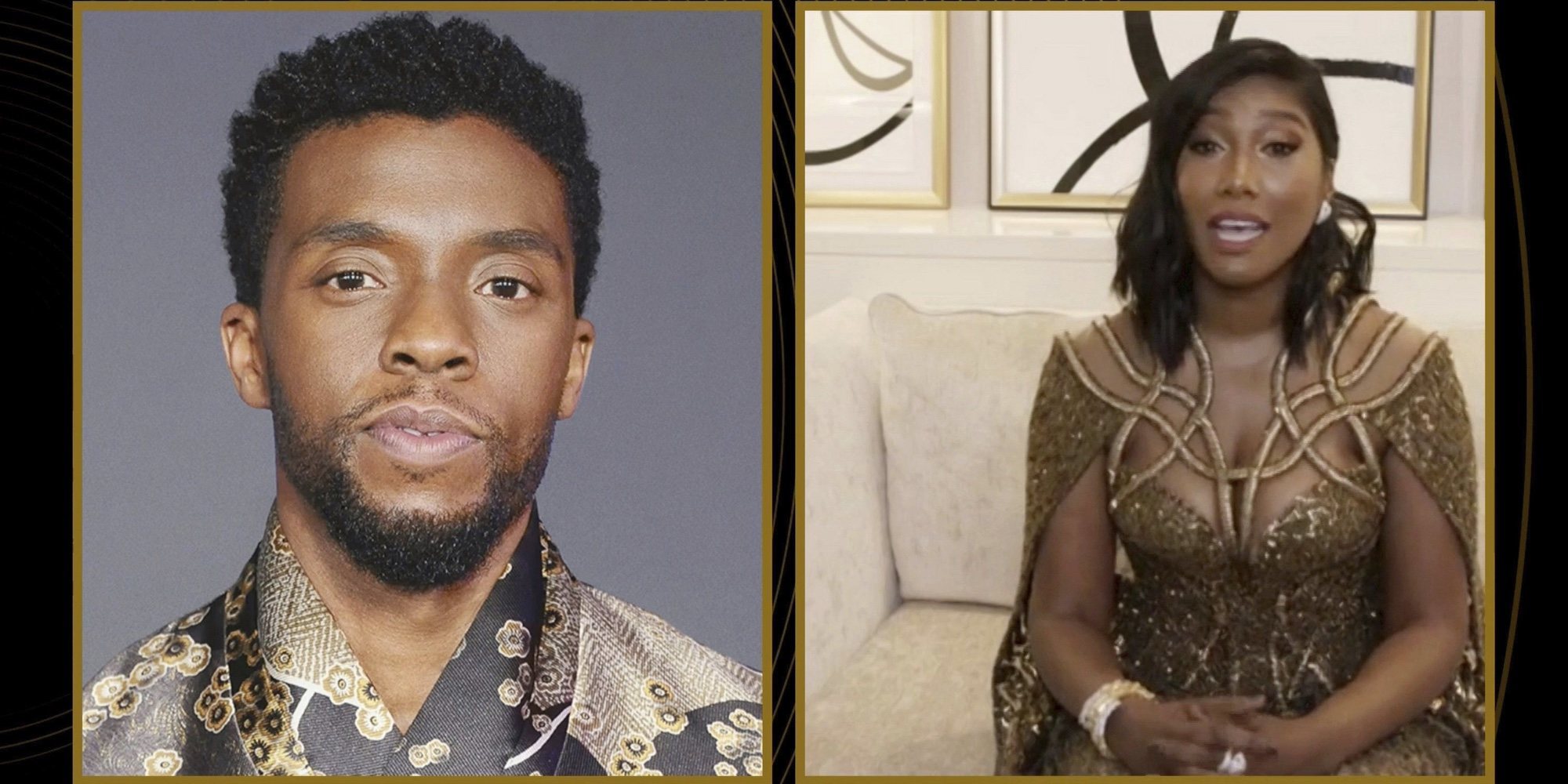 El emotivo discurso de la viuda de Chadwick Boseman al recoger su galardón póstumo en los Globos de Oro 2021