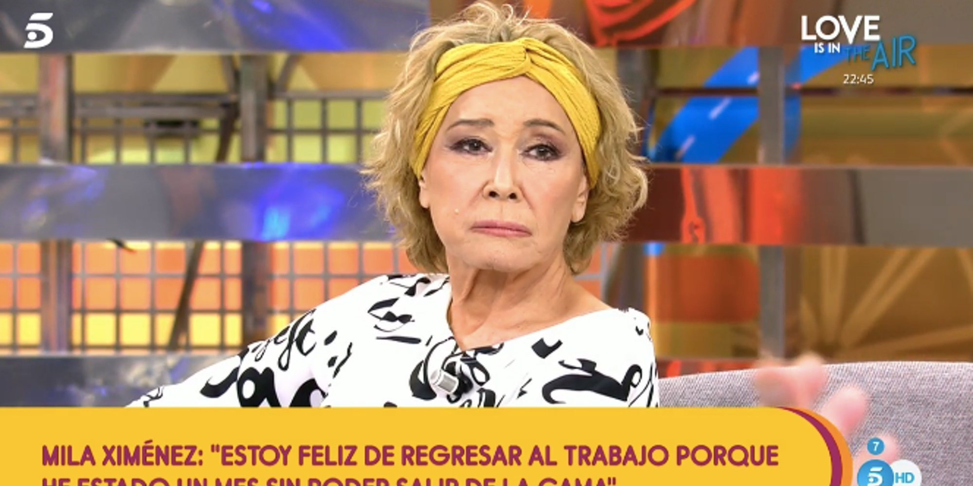 Mila Ximénez vuelve al trabajo tras semanas alejada: "Todo se decide en dos semanas. Se ha complicado"