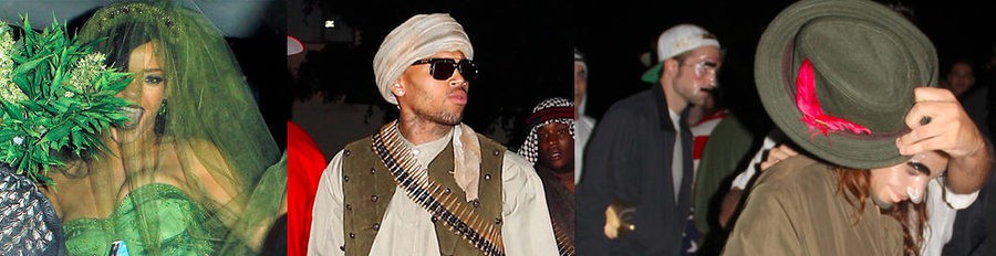 Robert Pattinson y Kristen Stewart y Rihanna y Chris Brown, el amor vuelve por Halloween 2012