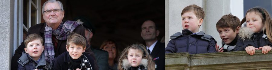 Los Príncipes Christian, Isabel y Félix acompañan a su abuelo Enrique de Dinamarca en la cacería Hubertus